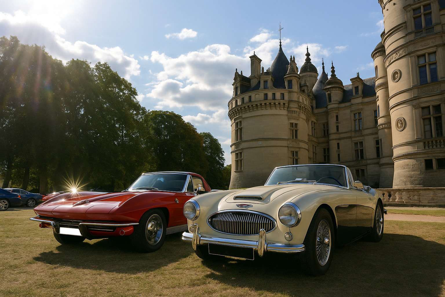 Road trip voiture sportive